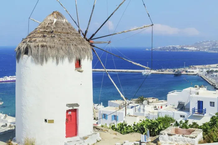 Framed Print : Bonis Windmill overlooking Mykonos Town, Mykonos, Cyclades Islands, Greek Islands Framed Print : Bonis Windmill overlooking Mykonos Town, Mykonos, Cyclades Islands, Greek Islands