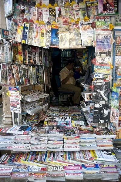 Books Corner, an excellent small bookshop in Jaipur, Rajasthan, India, Asia