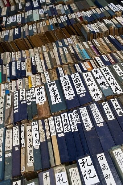 Bookstore, Panjiayuan flea market, Chaoyang District, Beijing, China, Asia