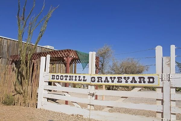 Boothill Graveyard Gate, Tombstone, Cochise County, Arizona, United States of America
