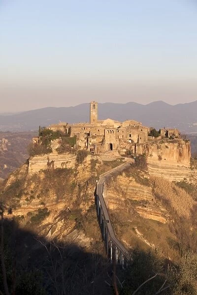 On the border between the region of Lazio and Umbria is Civita di Bagnoreggio