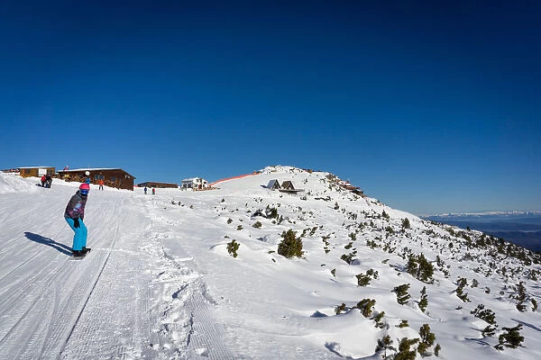 Borovets Ski Resort, mountain views from Yastrebets Gondola, Bulgaria, Europe