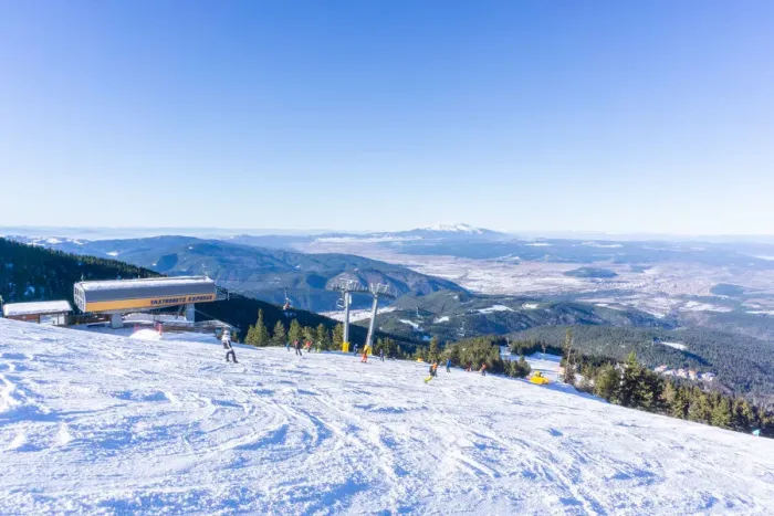 Framed Print : Borovets Ski Resort, top of of Yastrebetz Express chairlift, Bulgaria, Europe Framed Print : Borovets Ski Resort, top of of Yastrebetz Express chairlift, Bulgaria, Europe