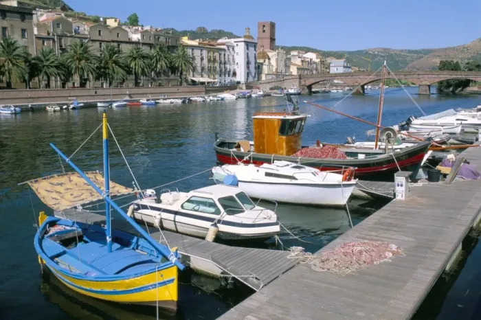 Framed Print : Bosa, Sassari province Framed Print : Bosa, Sassari province