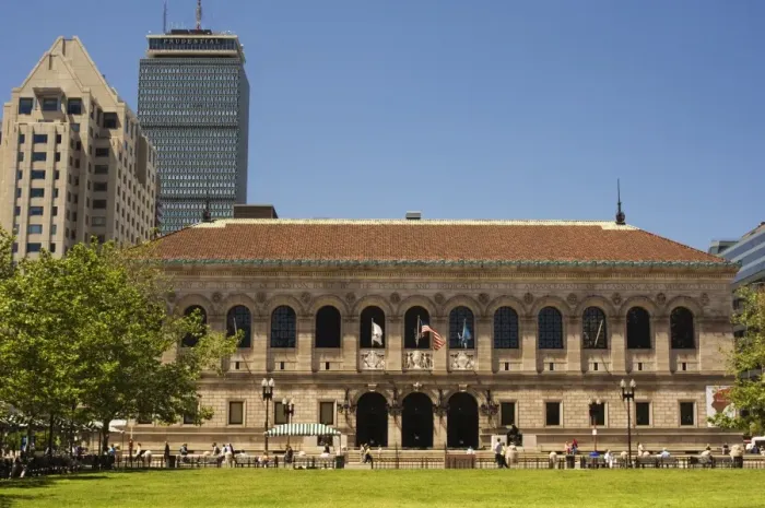 Framed Print : Boston Public Library Framed Print : Boston Public Library