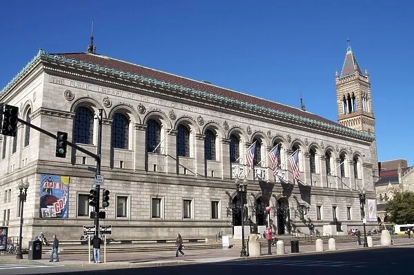 Boston Public Library, Boston, Massachusetts, New England, United States of America