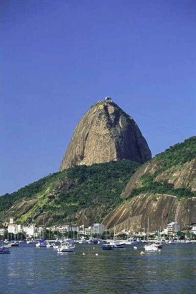 Botafogo bay and Sugarloaf, Rio de Janeiro, Brazil, South America