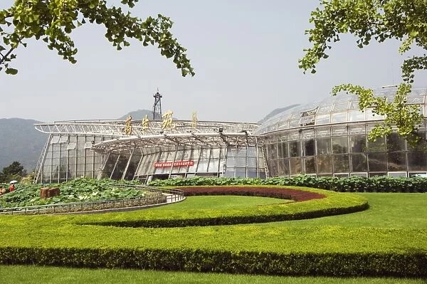 Botanical Conservatory built in 1999 inside Beijing Botanical Gardens, Beijing