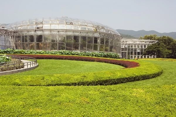 Botanical Conservatory built in 1999 inside Beijing Botanical Gardens, Beijing