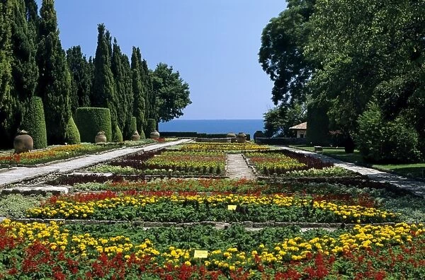 The Botanical Gardens, The Palace of Queen Marie, Balchik, Black Sea coast, Bulgaria, Europe