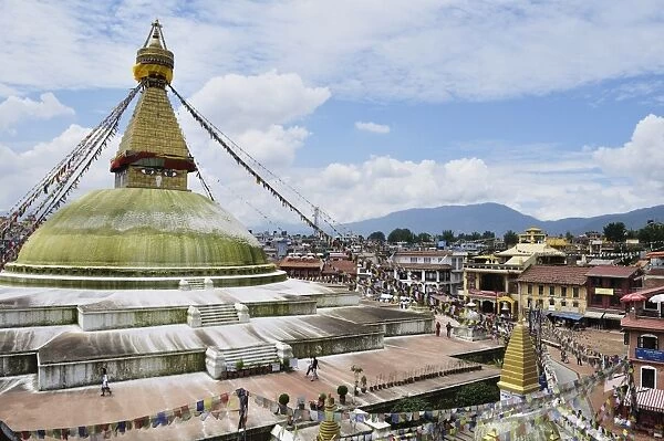 Boudhanath, UNESCO World Heritage Site, Bagmati, Central Region, Nepal, Asia