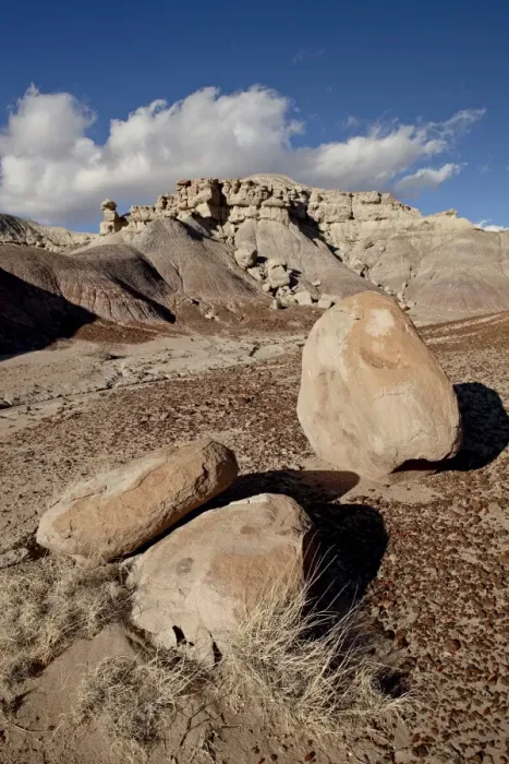 Framed Print : Boulders in the badlands, Petrified Forest National Park, Arizona, United States of America Framed Print : Boulders in the badlands, Petrified Forest National Park, Arizona, United States of America