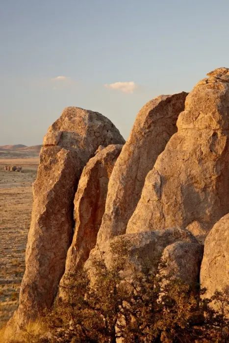 Framed Print : Boulders at sunset, City of Rocks State Park, New Mexico, United States of America Framed Print : Boulders at sunset, City of Rocks State Park, New Mexico, United States of America