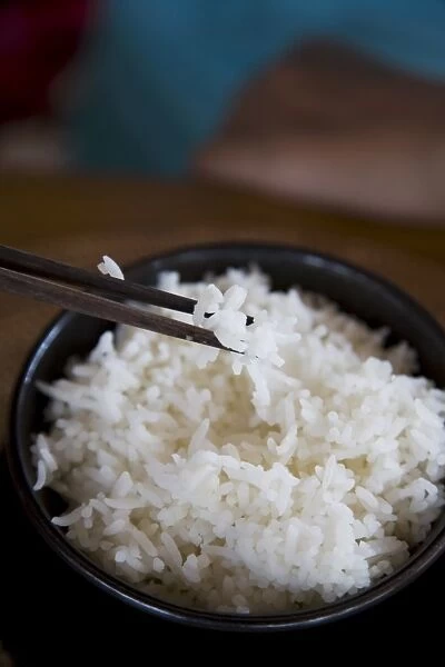 Bowl of rice, China, Asia