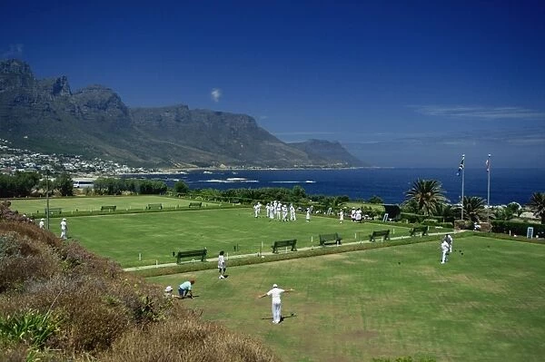 Bowls at Camps Bay, Cape Town, Cape Province, South Africa, Africa
