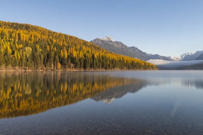 Framed Print : Bowman Lake, Glacier National Park, Montana, United States of America, North America Framed Print : Bowman Lake, Glacier National Park, Montana, United States of America, North America