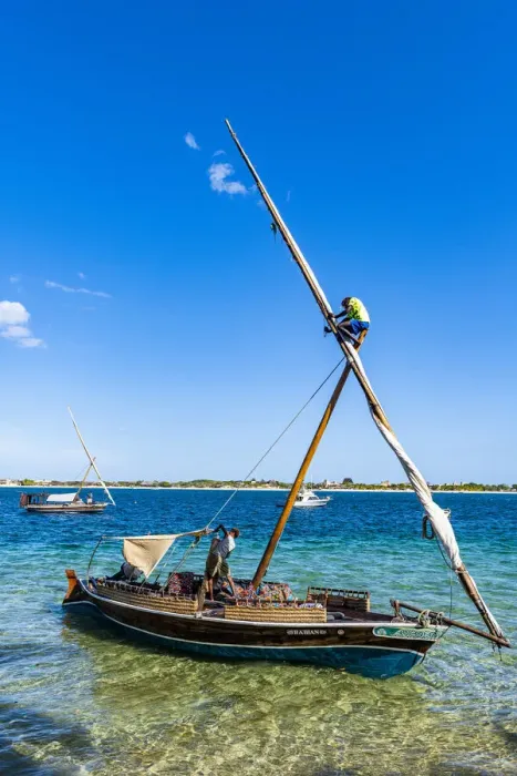 Framed Print : Boy climbing on the mast of a traditional dhow, island of Lamu, Kenya, East Africa, Africa Framed Print : Boy climbing on the mast of a traditional dhow, island of Lamu, Kenya, East Africa, Africa
