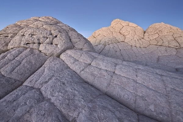 Brain Rock at dusk, White Pocket, Vermilion Cliffs National Monument, Arizona, United