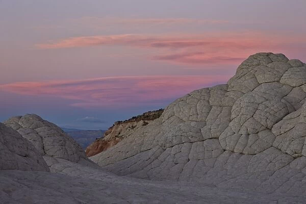Brain Rock at sunset, White Pocket, Vermilion Cliffs National Monument, Arizona
