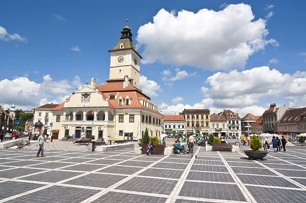 Brasov Council Square, Brasov, Transylvania, Romania, Europe