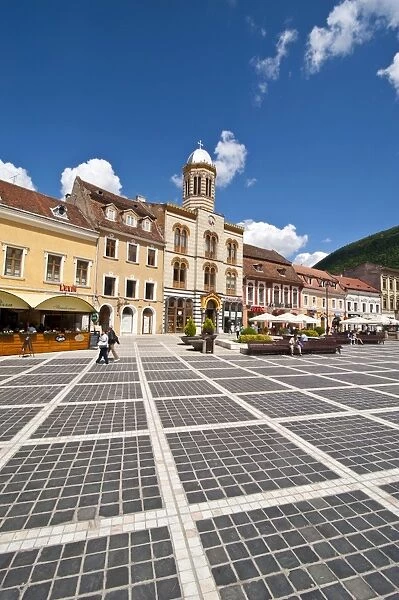 Brasov Council Square, Brasov, Transylvania, Romania, Europe