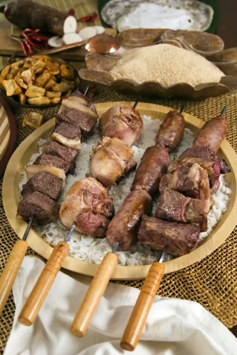 Framed Print : Brazilian churrasco, Brazil, South America Framed Print : Brazilian churrasco, Brazil, South America