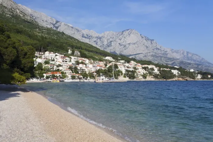 Framed Print : Brela, Makarska Riviera, Dalmatia, Croatia, Europe Framed Print : Brela, Makarska Riviera, Dalmatia, Croatia, Europe