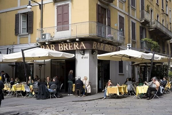 Brera District, Milan, Lombardy, Italy, Europe