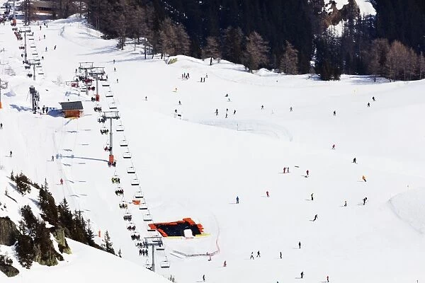 Brevant ski area, Chamonix, Rhone Alpes, Haute Savoie, French Alps, France, Europe