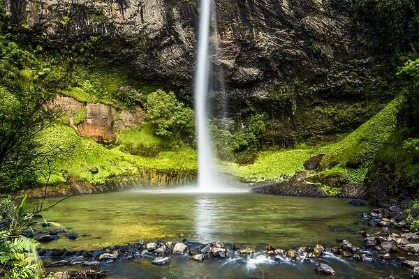 Bridal Veil Falls (Waireinga) near Raglan, Waikato, North Island, New Zealand, Pacific