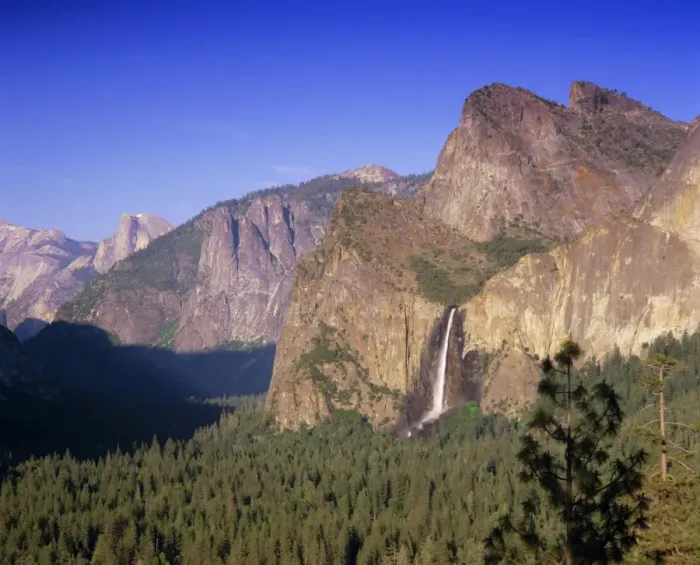 Framed Print : Bridalveil Falls and Yosemite Valley Framed Print : Bridalveil Falls and Yosemite Valley