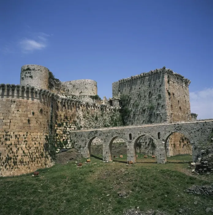 Framed Print : Bridge over the moat of Krak des Chevaliers Framed Print : Bridge over the moat of Krak des Chevaliers