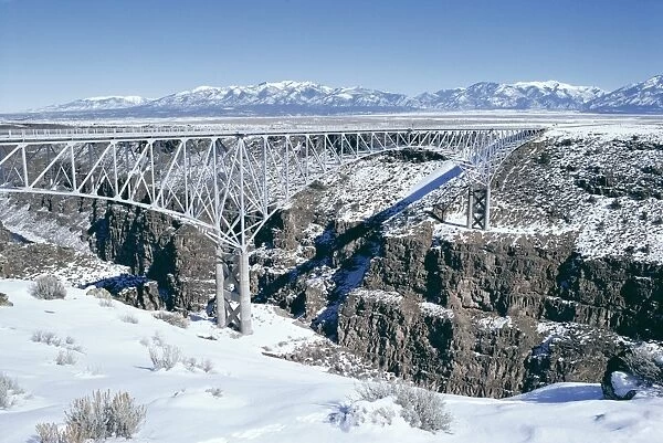 Bridge over Rio Grande Gorge near Taos