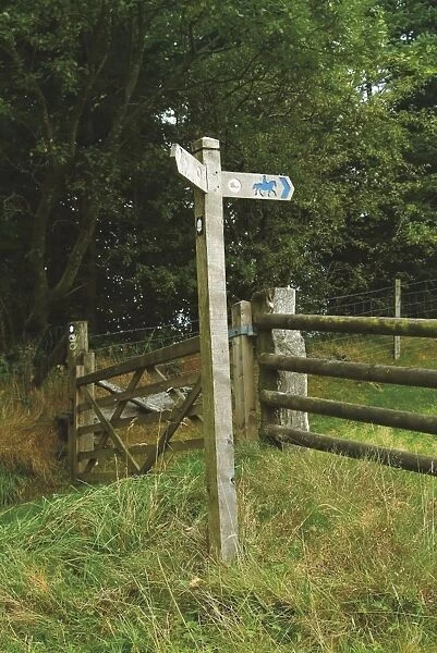 Bridleway sign