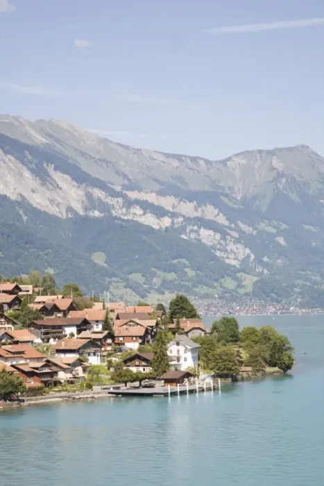 Framed Print : Brienz Lake