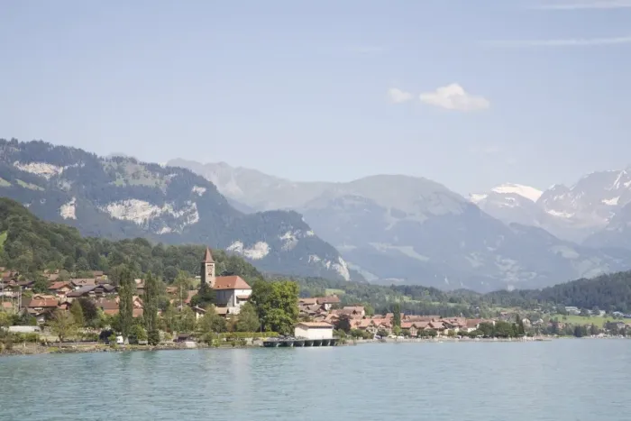 Framed Print : Brienz Lake