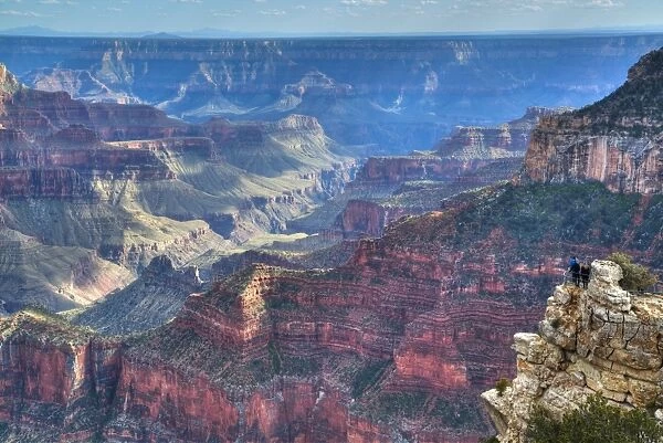From Bright Angel Point, North Rim, Grand Canyon National Park, UNESCO World Heritage Site