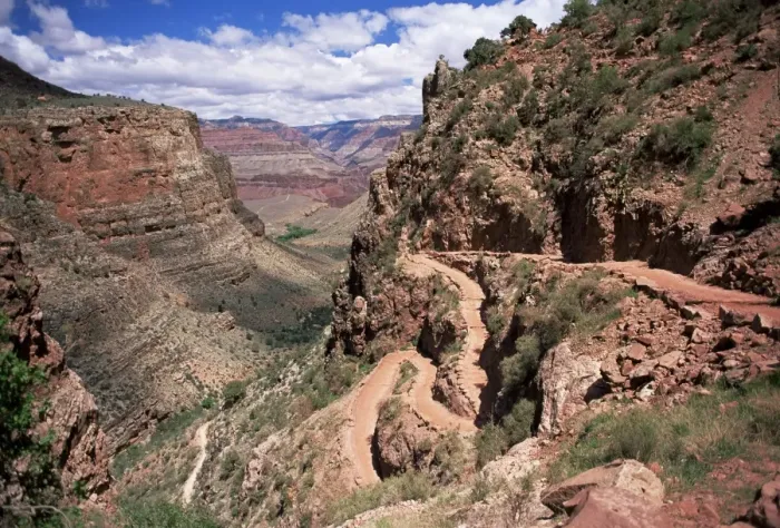 Framed Print : The Bright Angel Trail Framed Print : The Bright Angel Trail