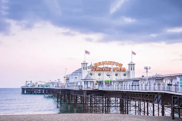 Framed Print : Brighton Palace Pier from the beach, Brighton, Sussex, England, United Kingdom, Europe Framed Print : Brighton Palace Pier from the beach, Brighton, Sussex, England, United Kingdom, Europe
