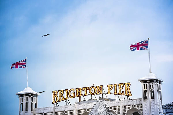 Brighton Palace Pier, Brighton and Hove, East Sussex, England, United Kingdom, Europe