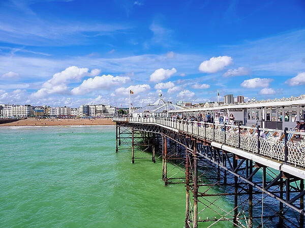 Brighton Palace Pier, City of Brighton and Hove, East Sussex, England, United Kingdom, Europe