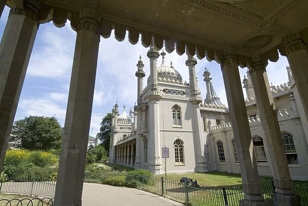 Brighton Pavilion, built by Prince Regent, later George IV, Brighton, Sussex