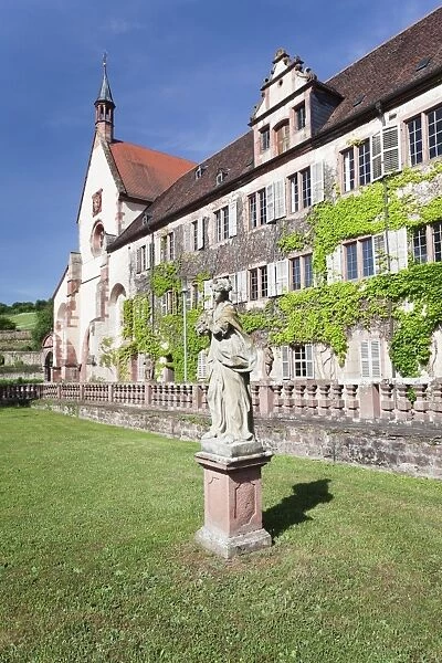 Bronnbach Cistercian monastery, Taubertal Valley, Romantic Road (Romantische Stravue), Baden Wurttemberg, Germany, Europe