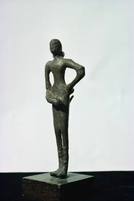 Framed Print : Bronze female figure Framed Print : Bronze female figure