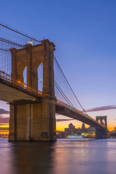 Framed Print : Brooklyn Bridge over East River, New York, United States of America, North America Framed Print : Brooklyn Bridge over East River, New York, United States of America, North America