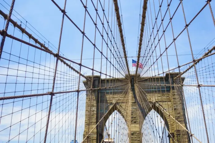 Framed Print : Brooklyn Bridge, New York City, United States of America, North America Framed Print : Brooklyn Bridge, New York City, United States of America, North America
