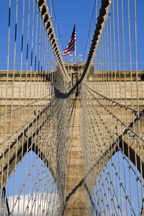 Framed Print : Brooklyn Bridge viewed from Lower Manhattan side Framed Print : Brooklyn Bridge viewed from Lower Manhattan side