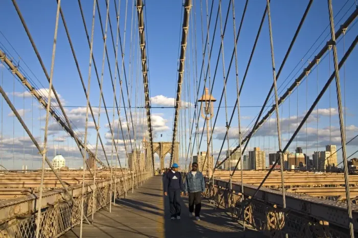 Framed Print : Brooklyn Bridge viewed from Lower Manhattan side Framed Print : Brooklyn Bridge viewed from Lower Manhattan side