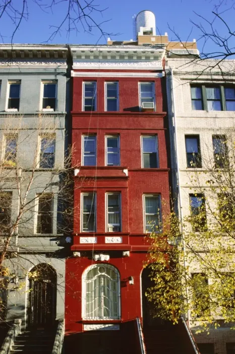 Framed Print : Brownstone Framed Print : Brownstone