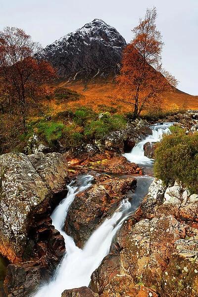 Buachaille Etive Mor in autumn, Highlands, Scotland, United Kingdom, Europe